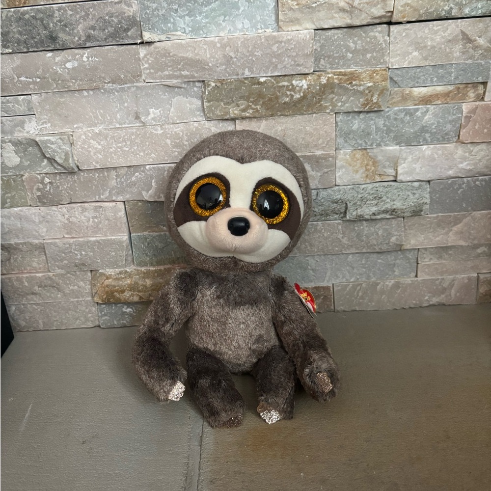 Adorable Brown Sloth Plush Toy